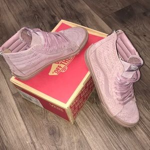SOLD OUT Vans Sk8-Hi Mono Python in Twilight Mauve